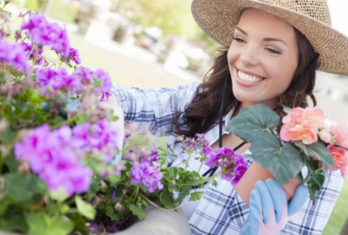 Beautiful Waterloo garden with vibrant flowers